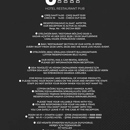 Szálloda Cicerone Antalya